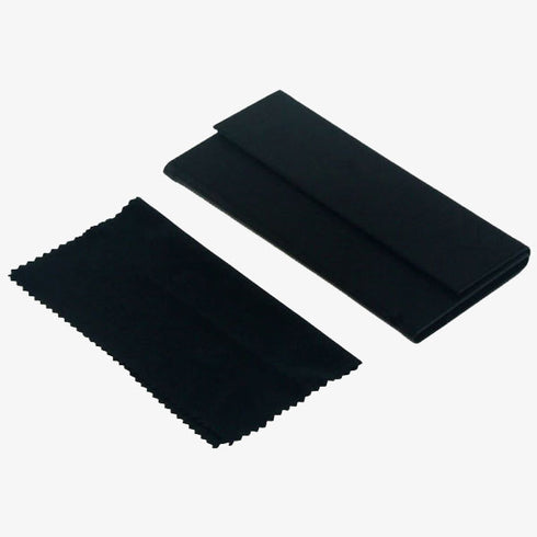 Sunglasses Collapsible Case And Clean Cloth